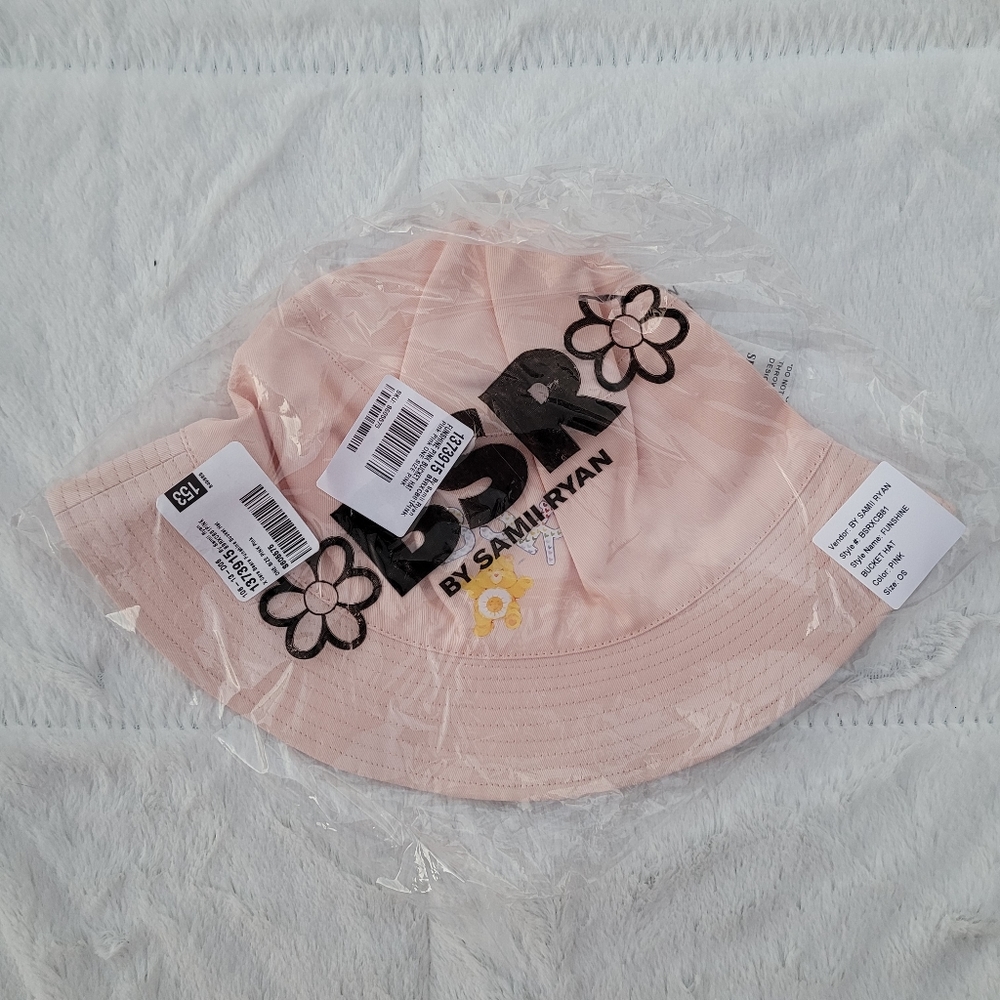 NWT By Samii Ryan Care Bears Funshine Bucket Hat